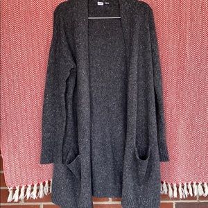 Gap Gray Boyfriend Cardigan Sweater